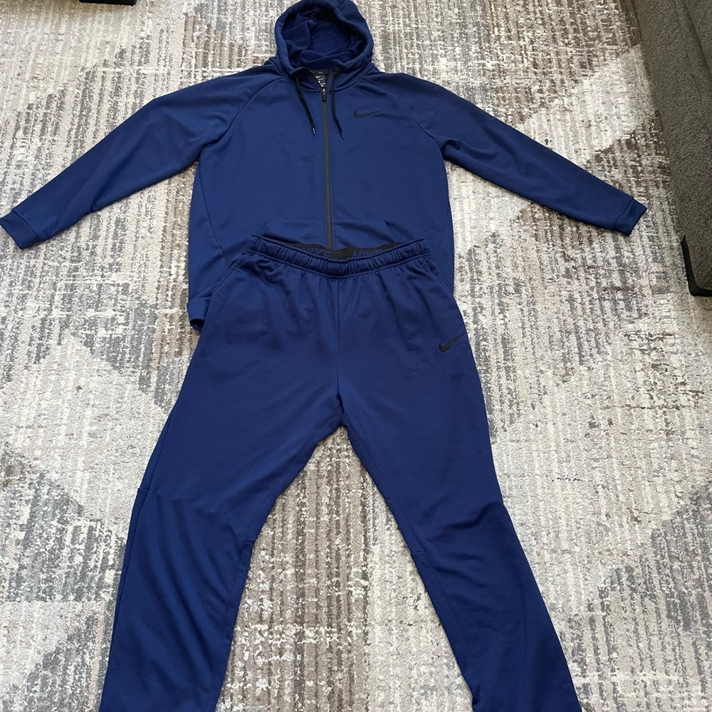 Nike Navy Blue Athletic Tracksuit